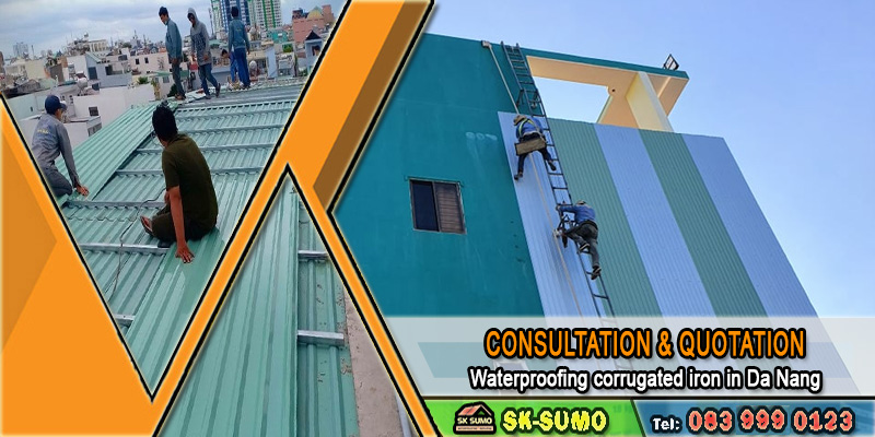 Waterproof roofing installation