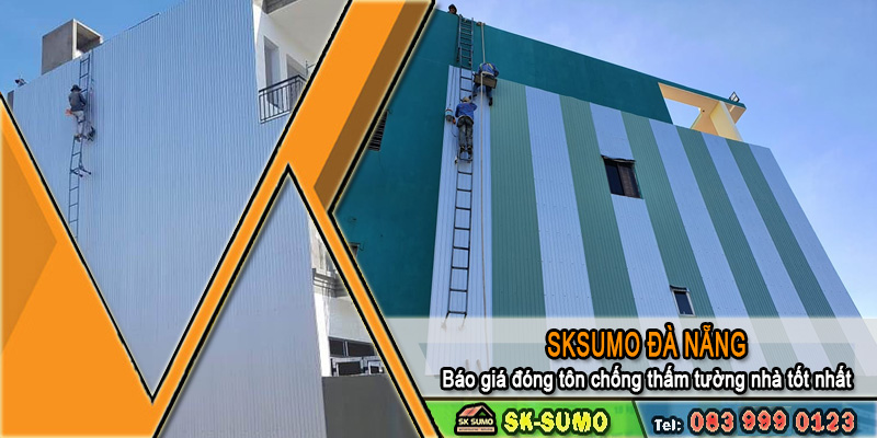 Giá đóng tôn chống thấm tường bao nhiêu tiền 1m2?