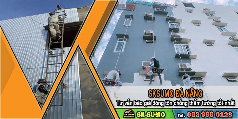 Nên sơn chống thấm hay đóng tôn chống thấm tường ngoài?