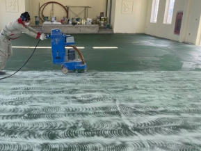 Paint concrete floors in Da Nang