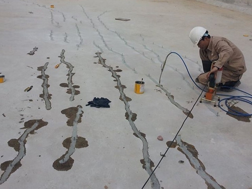 Treatment concrete structures