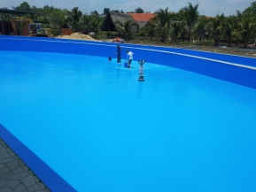 Swimming pool waterproof