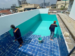 Swimming pool waterproof