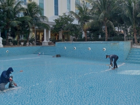 Swimming pool waterproof