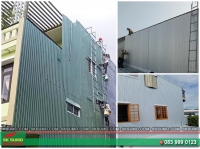How much does waterproof metal wall cladding cost per m²?